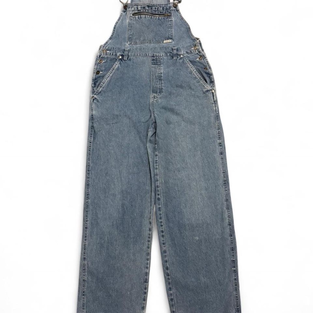 American Vintage Light Blue Denim Overalls Jumpsuit